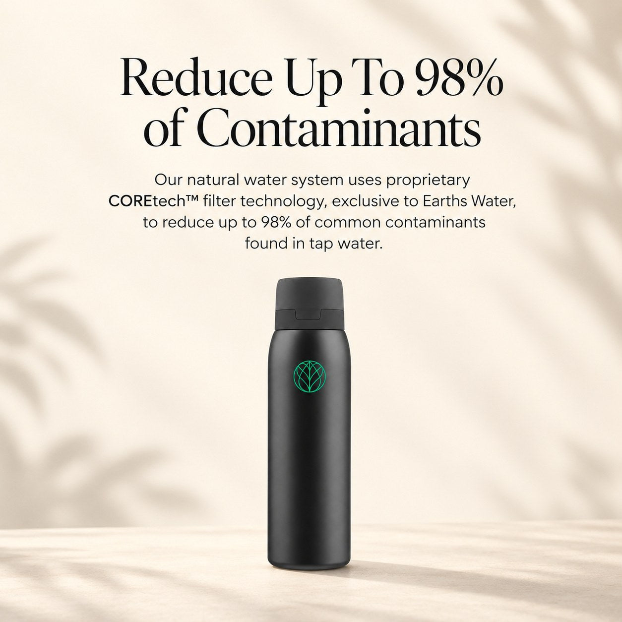 Ultra Stainless Steel Water Filter Bottle + Urban Filter
