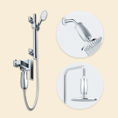 Premium Shower Filter Water Purifier & Water Softener - Gold