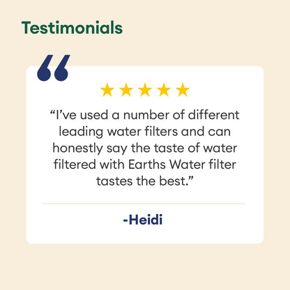 9L Glass Benchtop Alkaline Water Filter - Natural Bamboo
