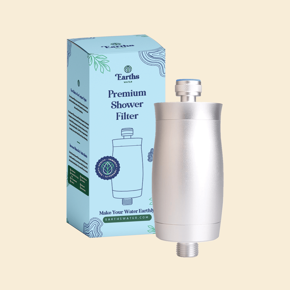 Premium Shower Filter Water Purifier & Water Softener - Silver